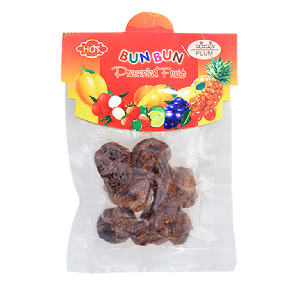 Bun Bun Preserved Plum Spicy 50G