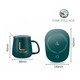 Fine Village Coffee Warm Cup Green  (Green) 350-400ML