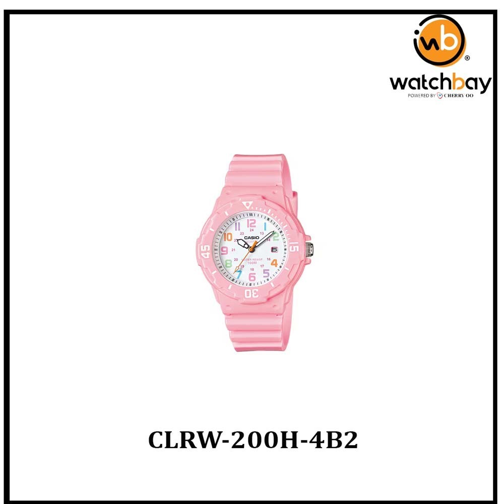 Casio Women Watch CLRW-200H-4B2 Cherry Oo