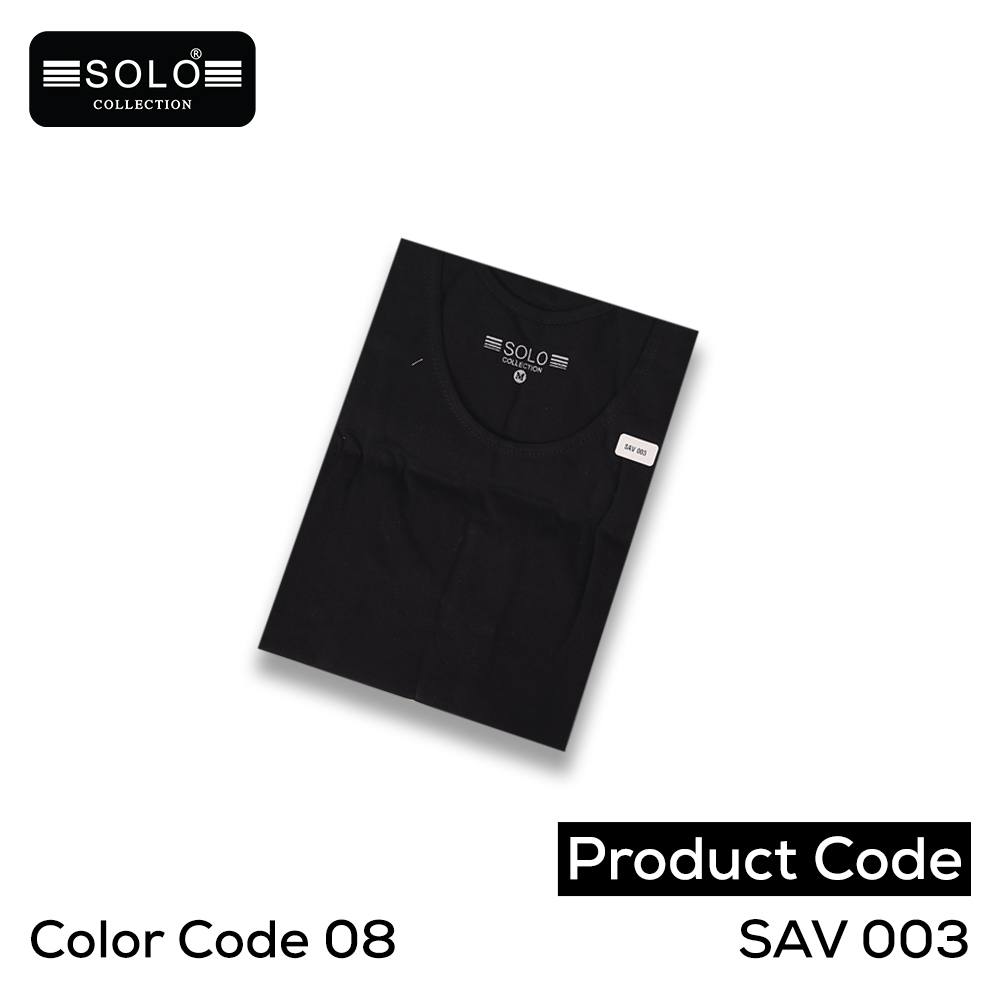 Solo Collection Men Plain Vest SAV 003 (Code 08-Medium)