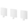 Ikea Plutt Hook, Self-Adhesive, White White 903.612.81