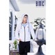 BMC Zip Hoodie 8310076 White Medium