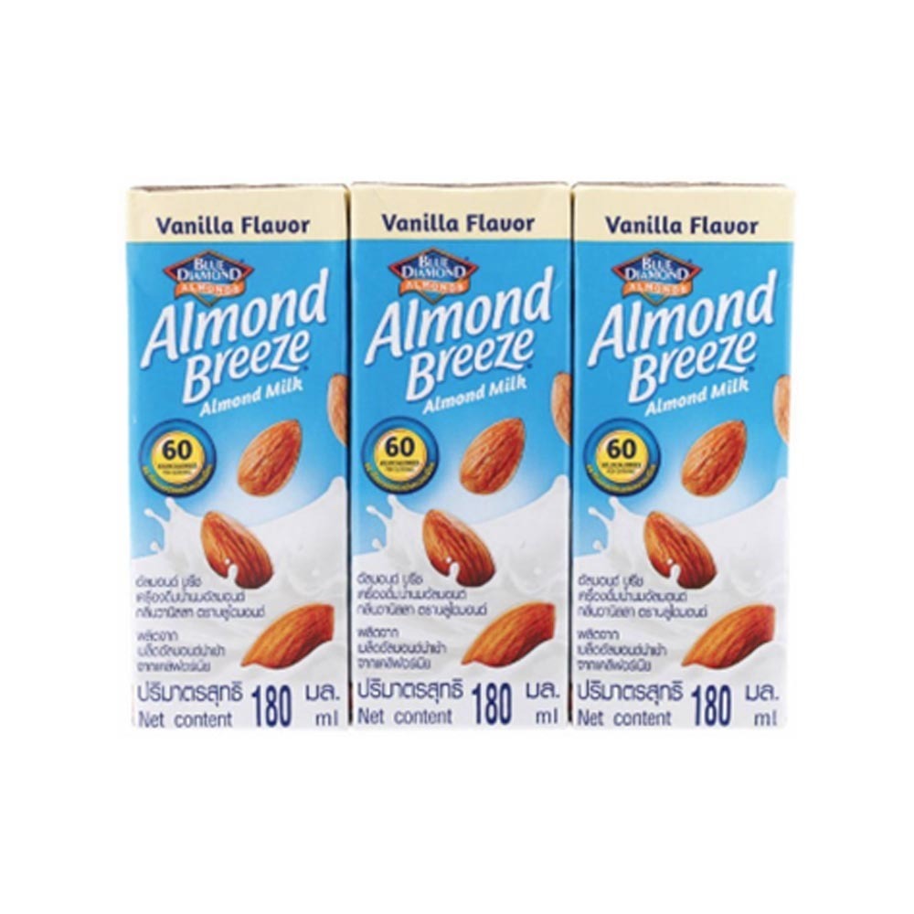 Blue Diamond UHT Almond Milk Vanilla Flavor 180MLx3PCS