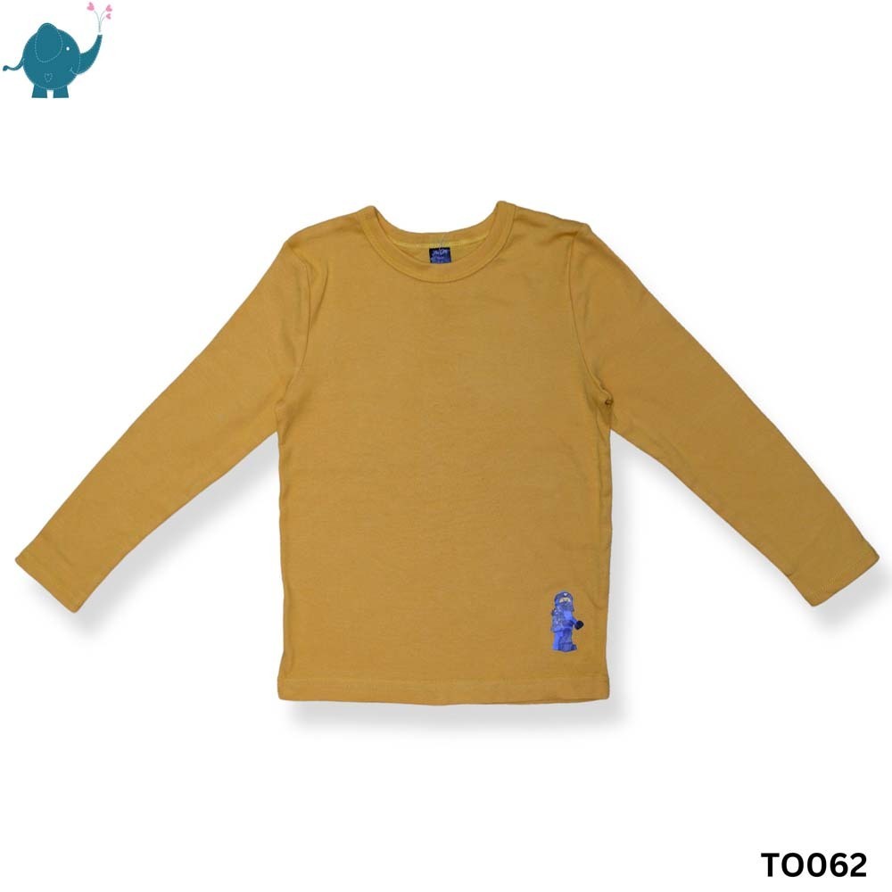 Max & Mia Kid Long Sleeve Top TO062 Yellow 5-6 Years