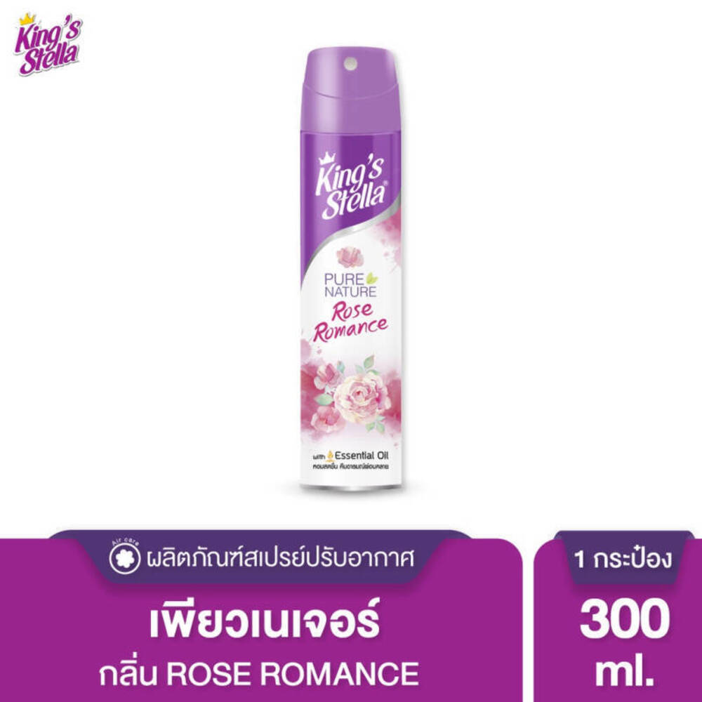 King’s Stella Pure Nature Air Freshener 300ml Rose Romance