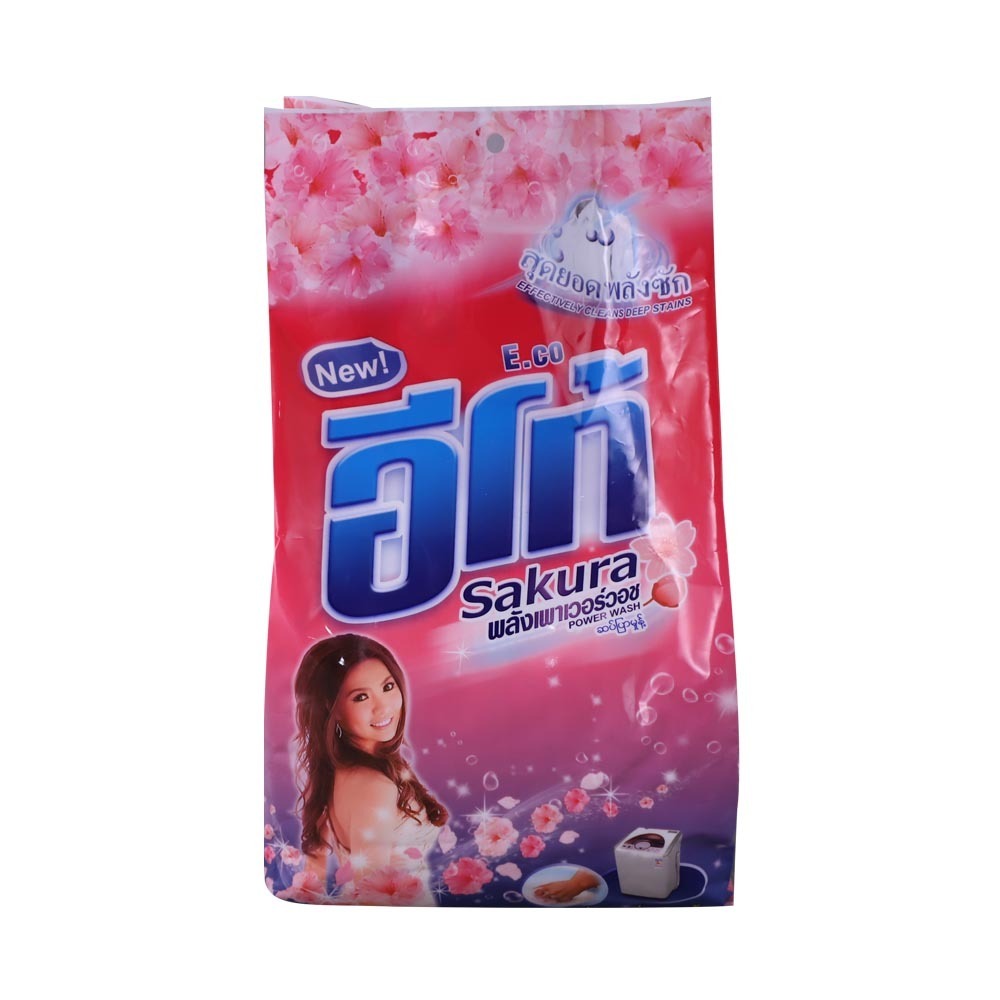 E-Co Detergent Powder Sakura 800G