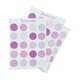 Jourcole  Circles and Dots Sticker One Sheet Journaling Deco Sticker  3.5x5inches JC0017 Purple