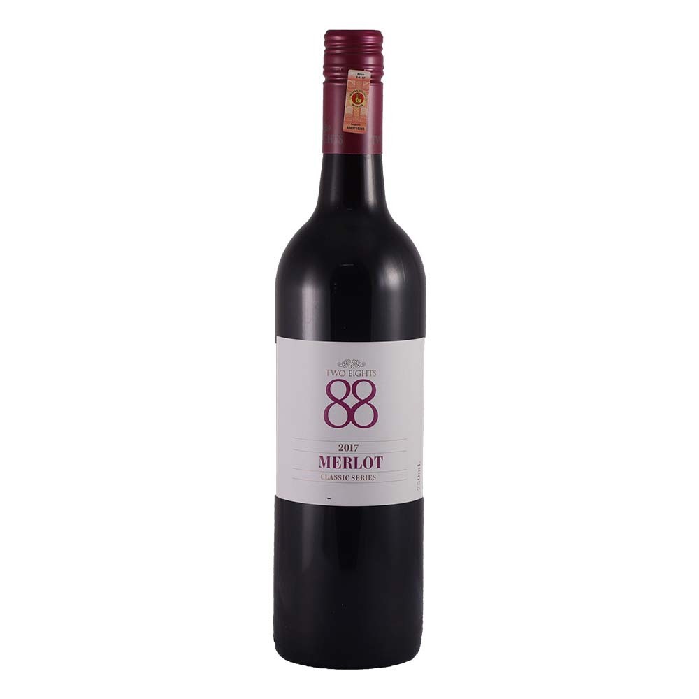 Two Eights Merlot Red Wine 750ML