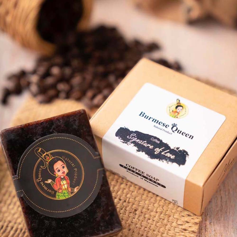 Burmese Queen Signature Of Love (Coffee Soap)