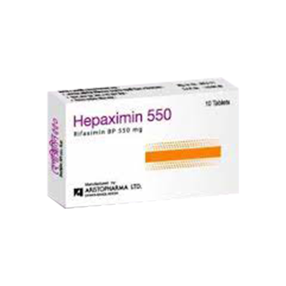 Hepaximin 550 Rifaximin 10Tablets