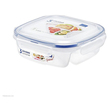 HPL970 Lock & Lock Square Short Food Container With Divider (Adult Plate) 1.5LTR