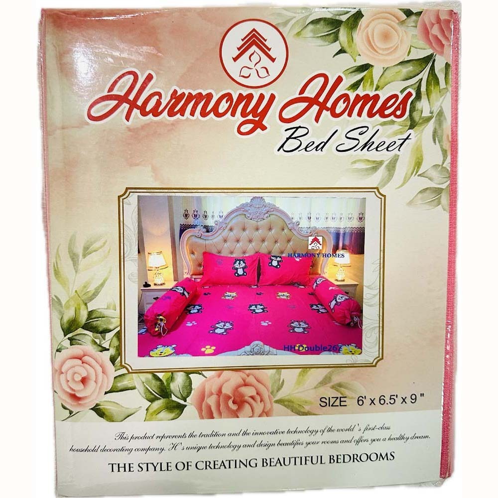 Harmoy Homes Bed Sheet Double BS05 (HH Double-267)