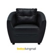 Winner MAX PVC 1/S Sofa Black