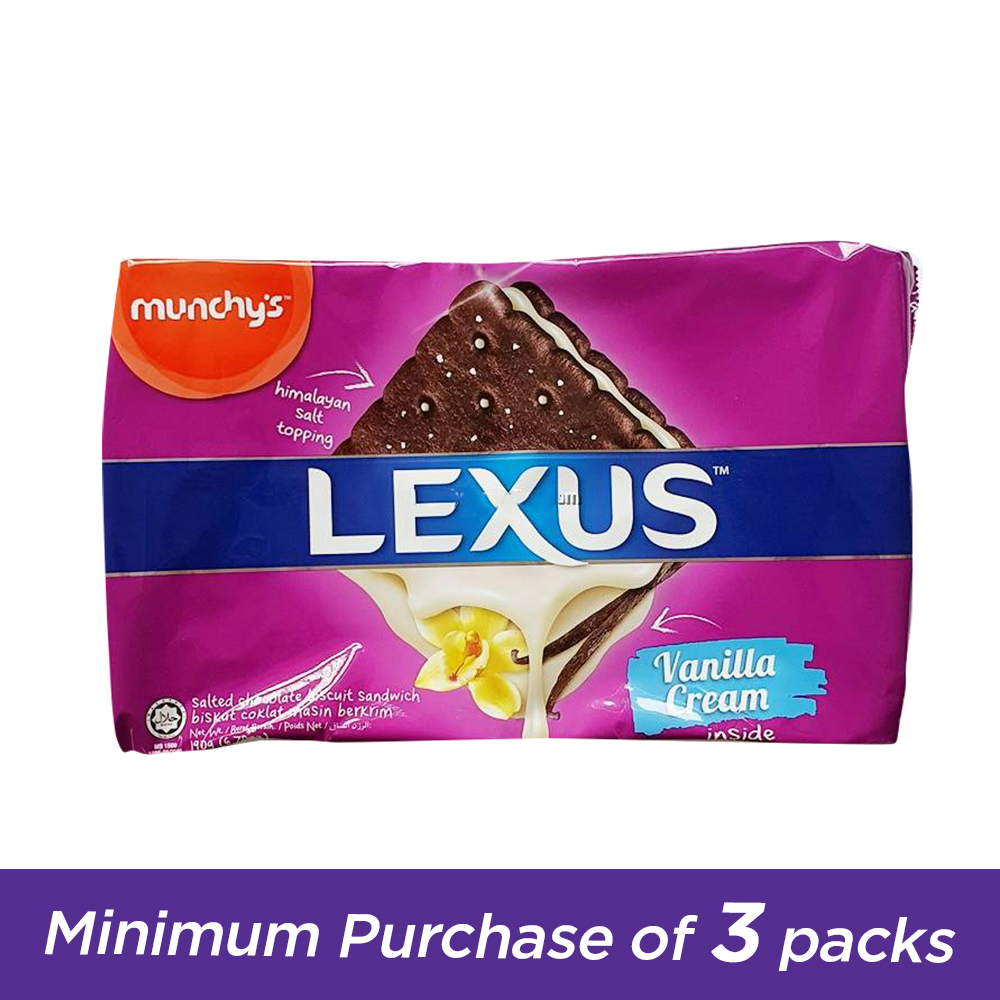 Munchy`S Salted Lexus Vanilla Cream Cracker 190G