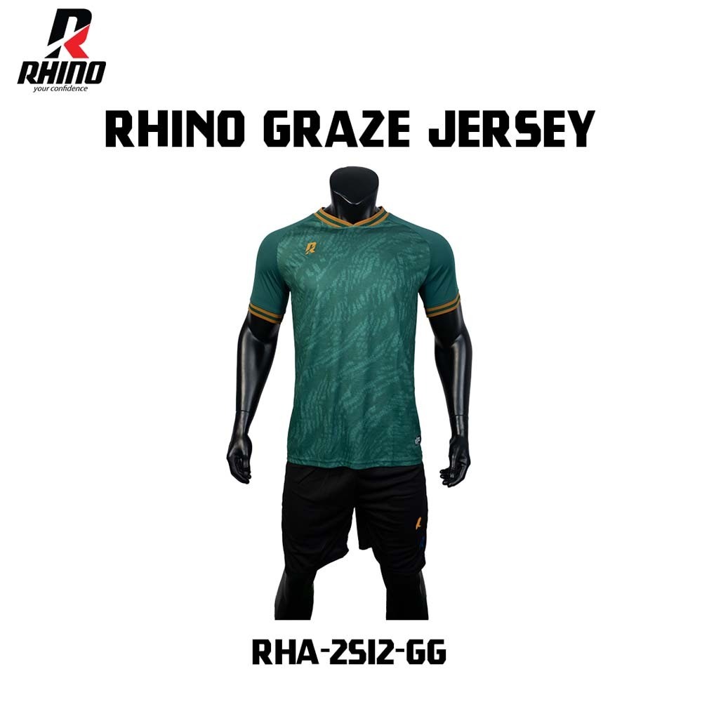 Rhino Graze Jersey RHA-2512-GG Drak Green XXL