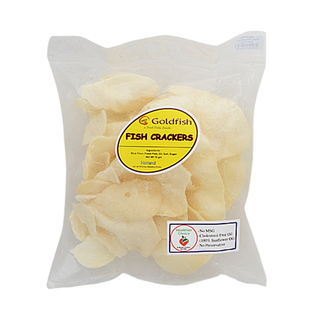 Gold Fish Fried Fish Cracker Plain 70G