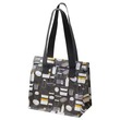 Ikea Fladdrig Lunch Bag, Patterned Grey, 25X16X27 CM 104.972.26