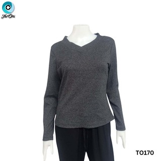 The Ori Women Long Sleeve Top White TO126A Extra Small