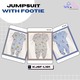 Te Te & Ta Ta Jumpsuit With Footies Blue 9-12 Months (3Pcs/1Set) KJSF-L101