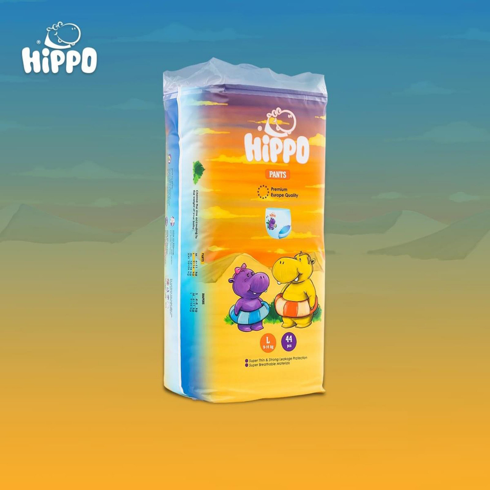 Hippo Baby Diapers L - Jumbo