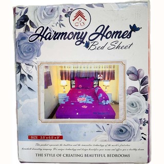 Harmoy Homes Bed Sheet Single BS06 (HH Single-102)