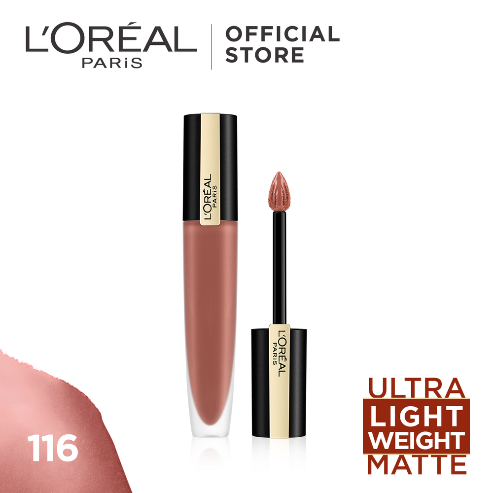 Loreal Rouge Signature Matte Ink Liquid Lipstick 7ML (116 Explore)