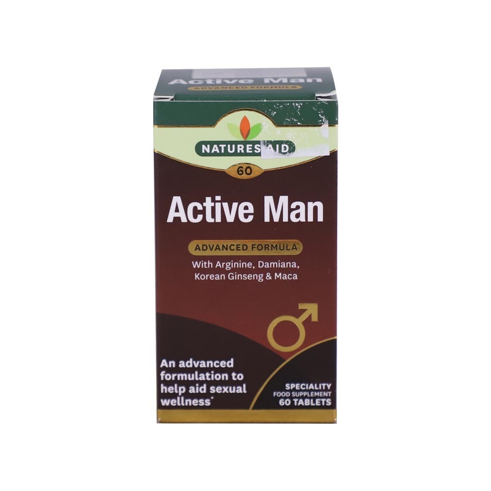 Natures Aid Active Man 60PCS