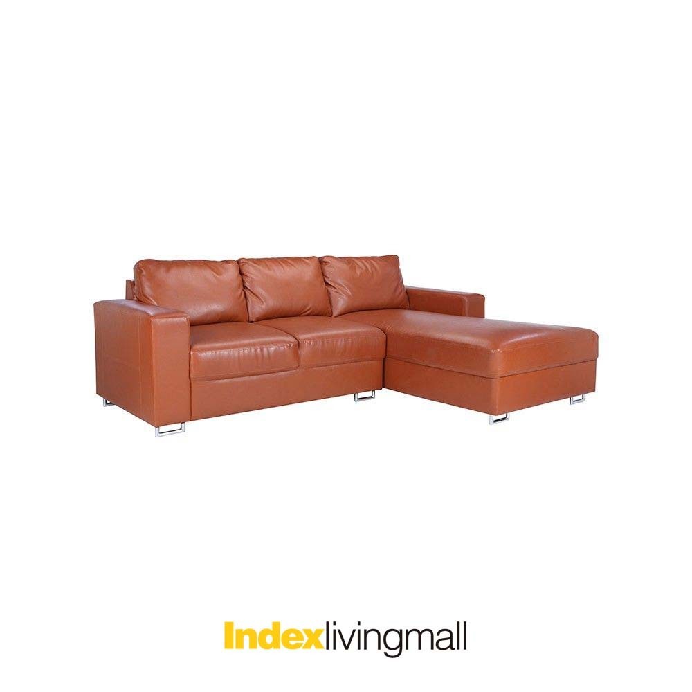 Winner Polly PVC L-Shape Sofa/L Mild Brown