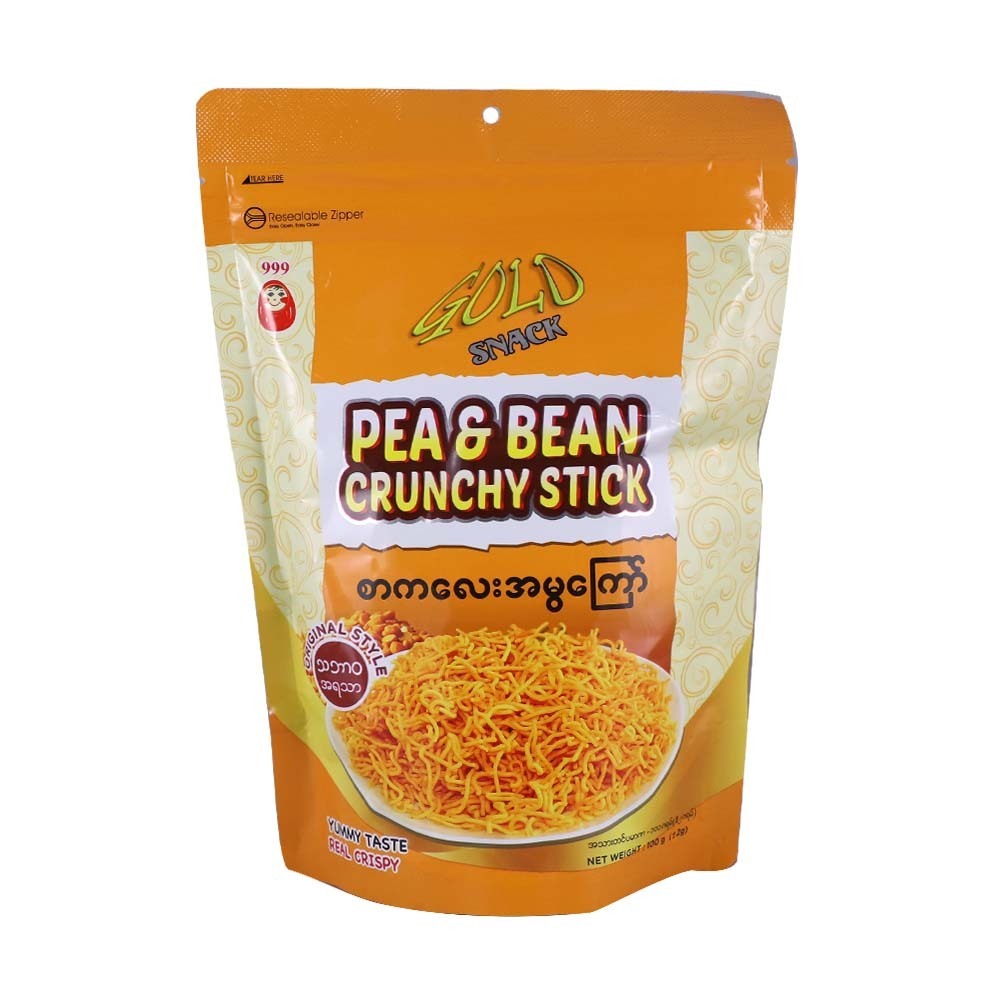 Gold Snack Pea&Bean Crunchy Stick Orginal 100G