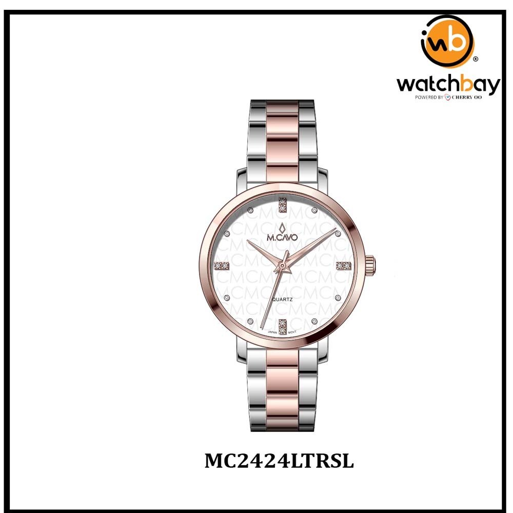 M.Cavo Women Watch MC2424LTRSL Cherry Oo