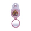 MGOU Foldable Mirror Comb Set Pink (S-0113)