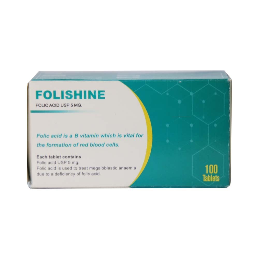 Folishine Folic Acid 5MG 10PCS