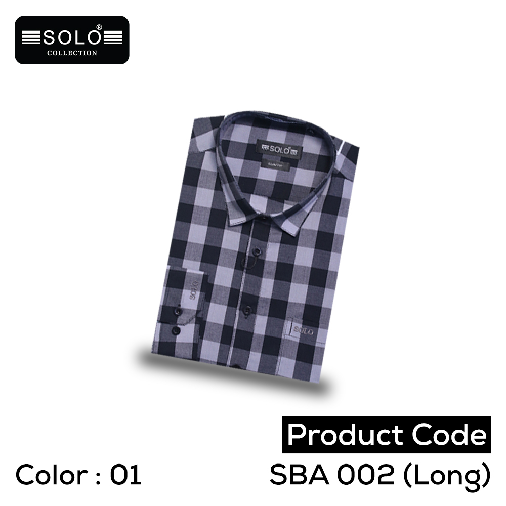 Solo Collection SBA 002 (Long) Slim Fit Shirt Medium 01