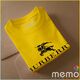 memo ygn Burberry unisex Printing T-shirt DTF Quality sticker Printing-Yellow (Small)