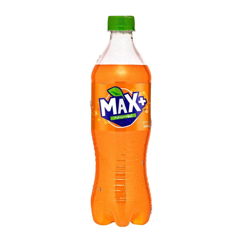 Max Plus Orange Carbonated Soft Drink 500ML