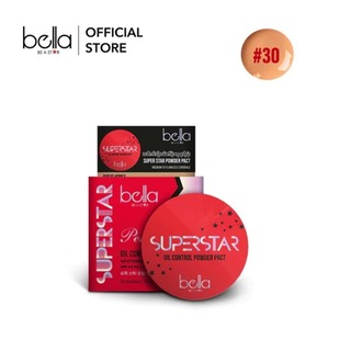 Bella Superstar Oil Control Powder Pact 4.5G (GB-20 Creme Beige)