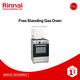 Rinnai Freestanding Gas Oven RFG-GE64DS-F Silver