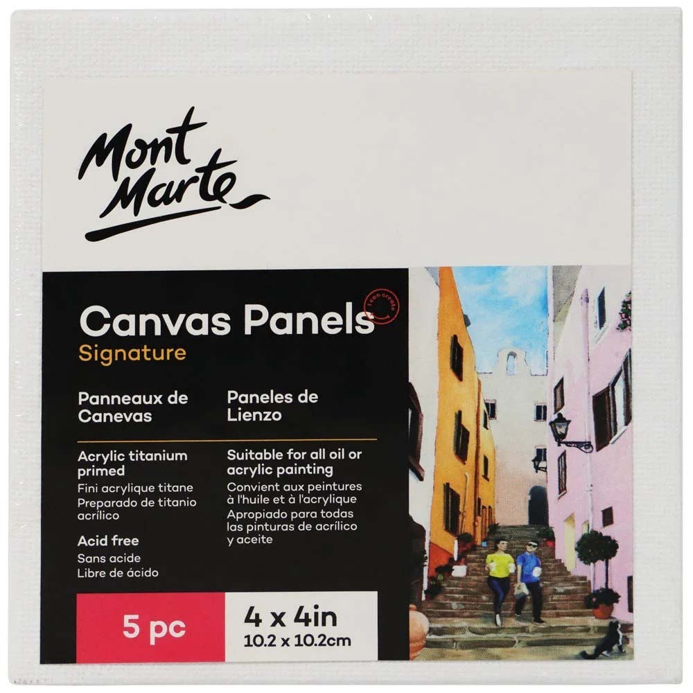 MM Canvas Panels Pack 5 (10.2x10.2CM)