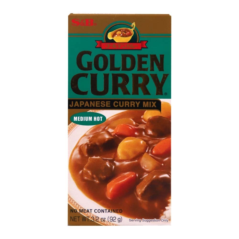 S&B Golden Curry Chuukara Medium Hot92G 15636