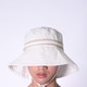 Cotton Bagan Jumbo Bucket Hat 23" Head Circumference (Medium) White