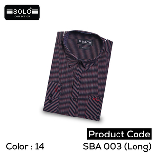 Solo Collection SBA 003 (Long) Slim Fit Shirt Large 06