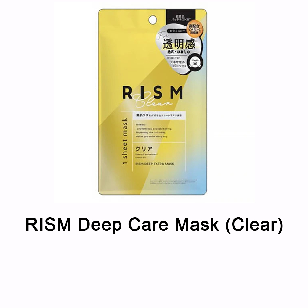 Rism Deep Care Face Mask Bright And Clear 34ML
