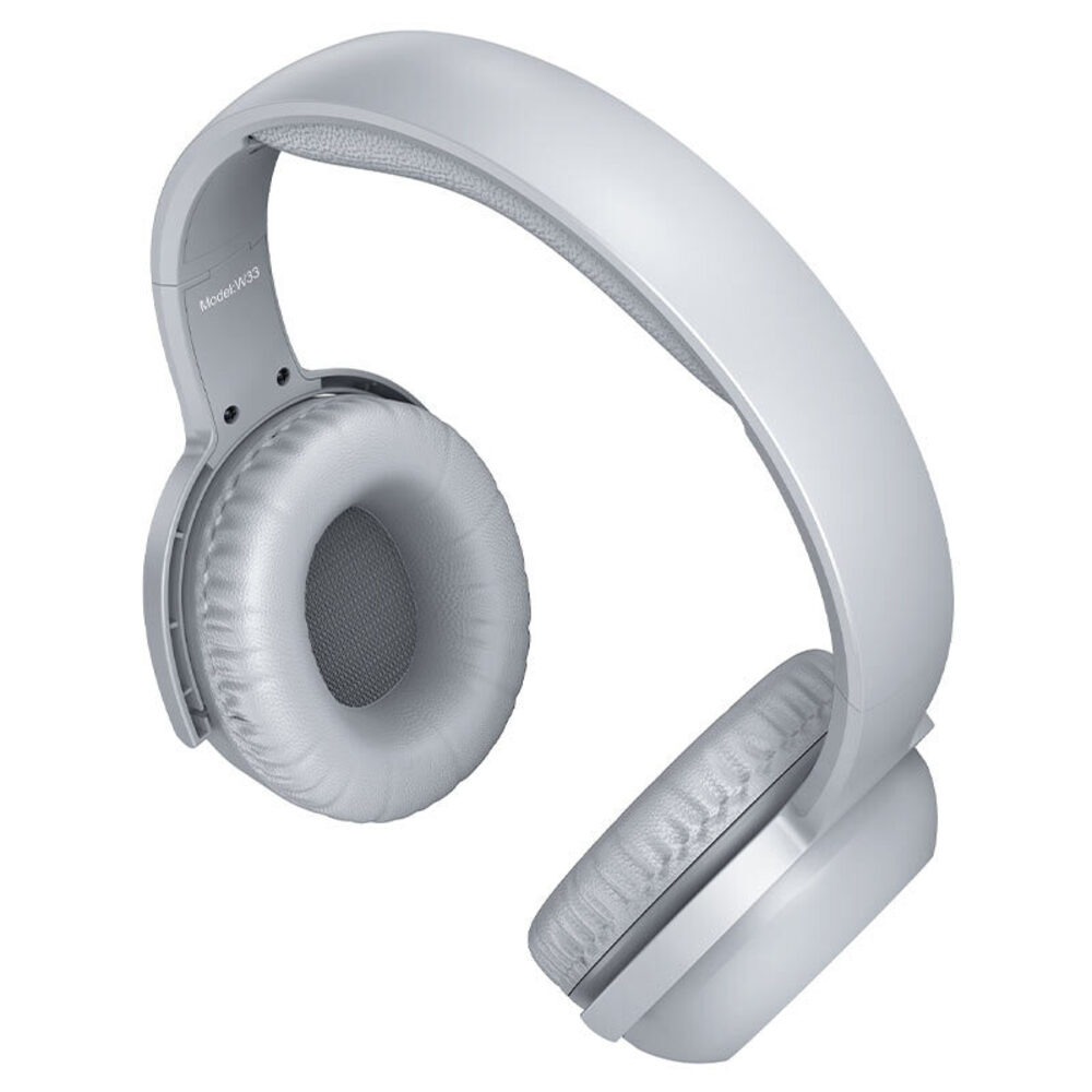 W33 Art Sound Bluetooth Headphones  Gray