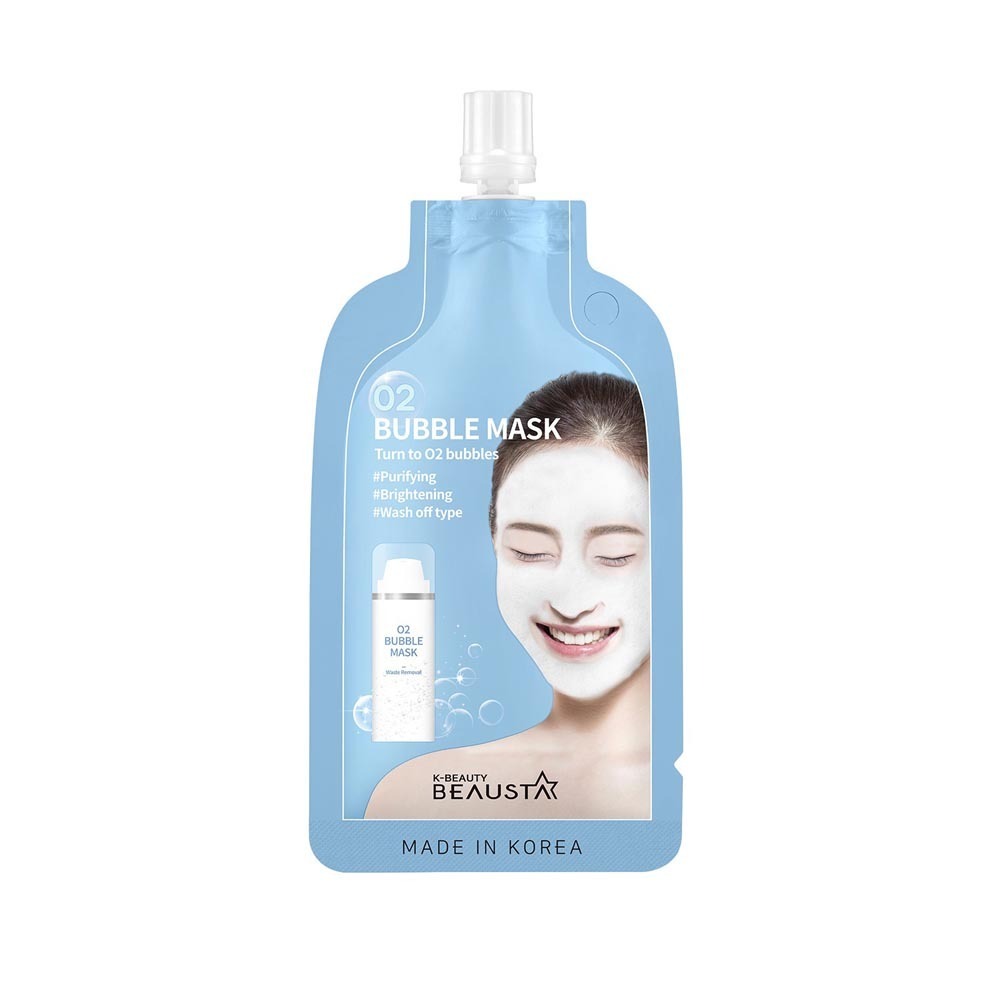 Beausta O2 Bubble Mask 15ML Blue  BS0008