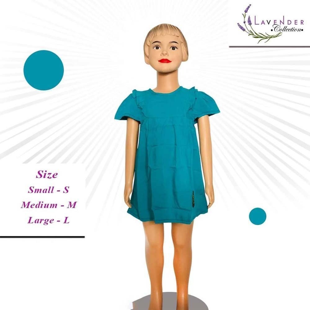 Lavender Girl Faction Dress (Design23) Blue Large