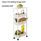 Tokyo Rolling Storage Shelf  HIN.KEDD.TOKY  (480x214x1000 MM)