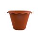 Wit Plastic Flower Pot NO.B3-T (Brown)