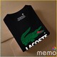 memo ygn lacoste unisex Printing T-shirt DTF Quality sticker Printing-Black (Small)