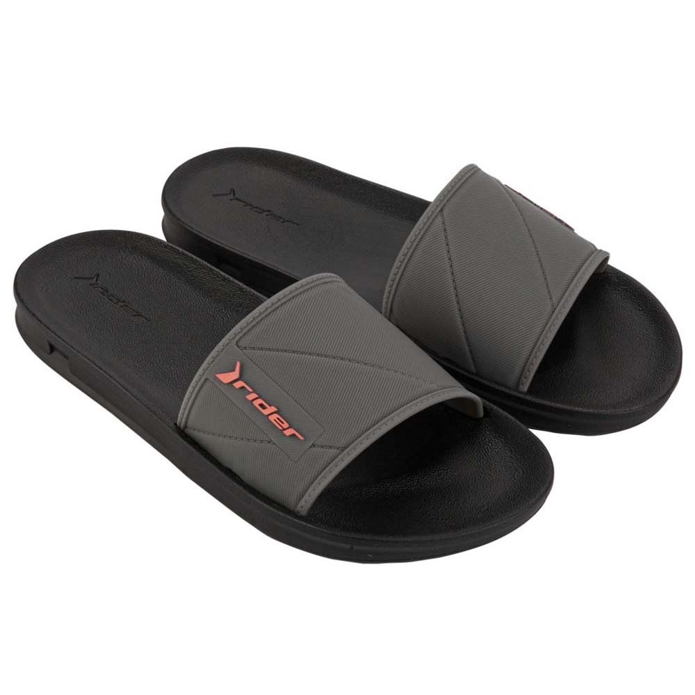 Rider Strike Neo Ad Slide (No-10) Black, Grey & Orange 211578AR40710