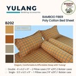 Yulang Bamboo Poly-Cotton Double Bedsheet 5PCS Set BF(D)-B202O